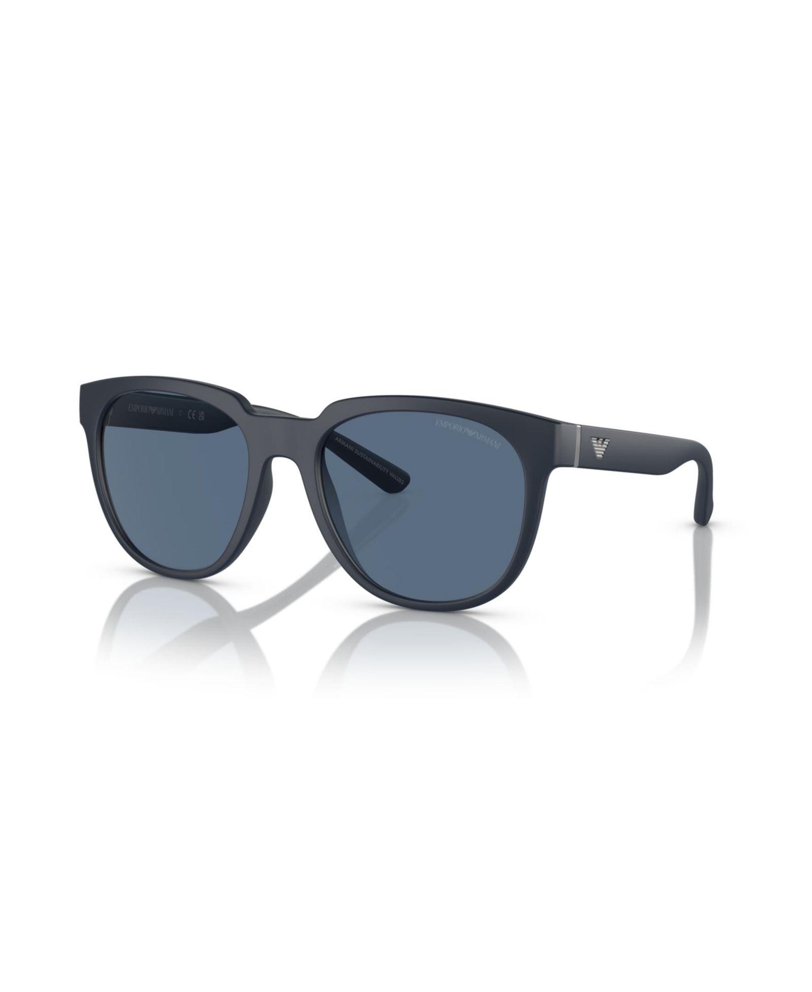 Мужские круглые солнцезащитные очки Emporio Armani, модель EA4205