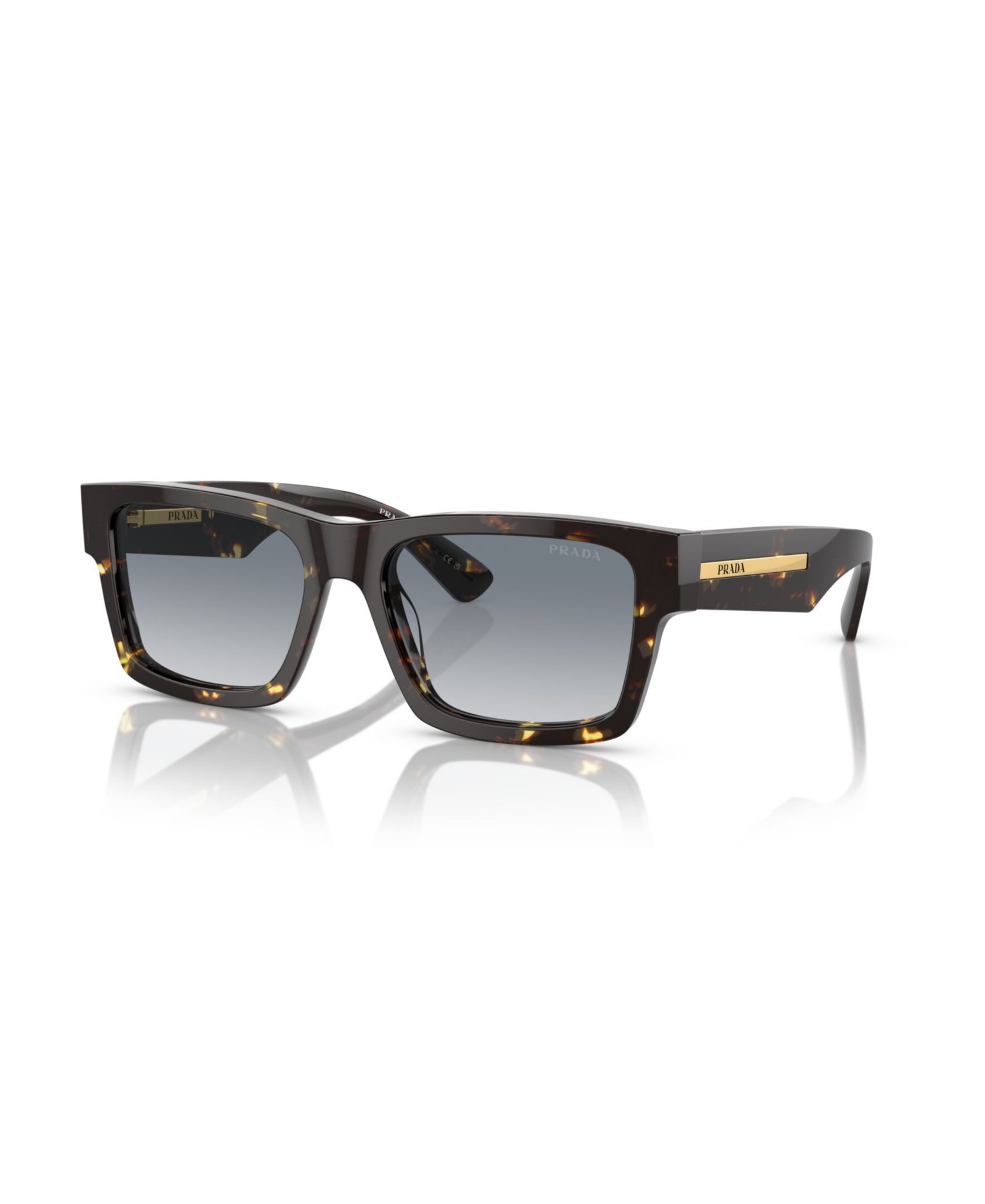 Мужские прямоугольные солнцезащитные очки Prada PR 25ZS
