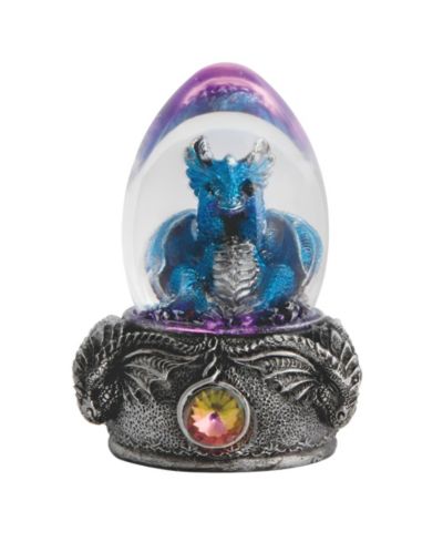 Фигурка-декор Blue Dragon в акриловом яйце FC Design 3.75"H LED