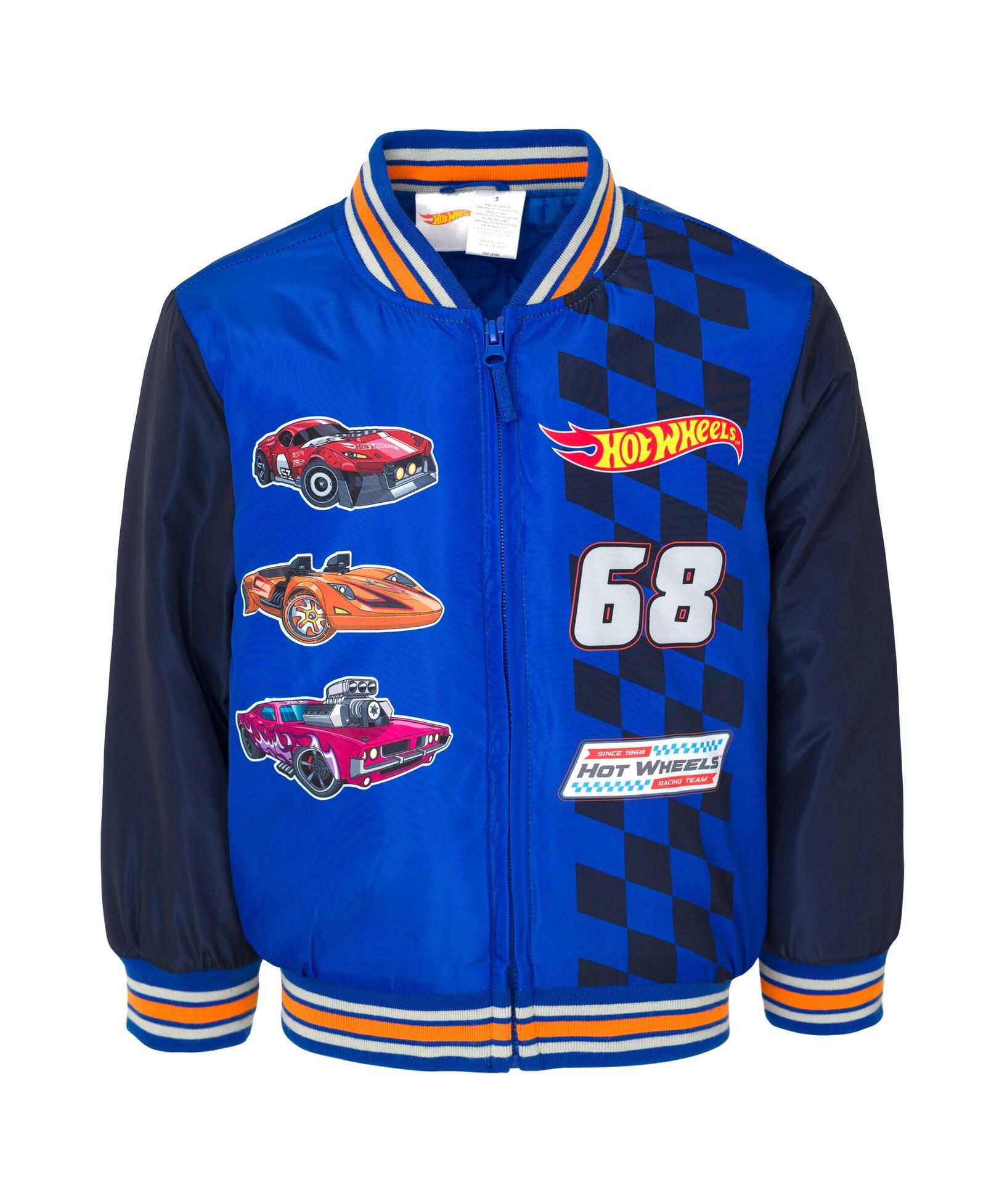 Бомбер Hot Wheels для малышей на молнии