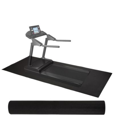 Спортивный мат высокой плотности BalanceFrom, защитный пол из PVC 1/4-Inch для беговых дорожек и тренажеров, 9' x 6'