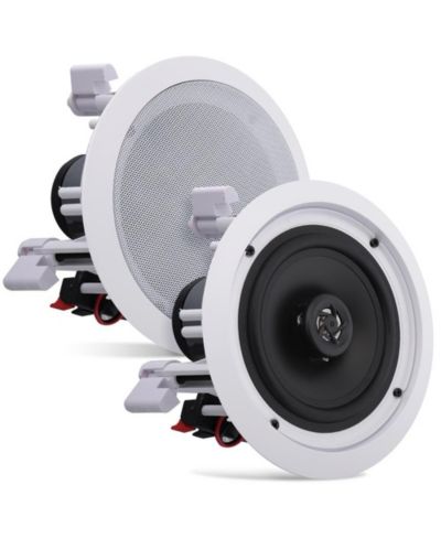 Pyle 6.5" In-Wall/In-Ceiling Flush Mount 2-Way 200-Watt Speakers