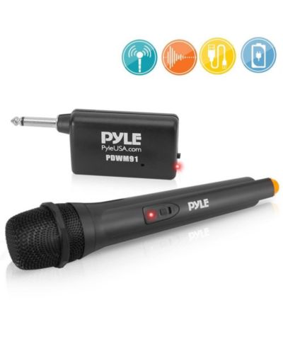 Pyle VHF Wireless Handheld Microphone Adapter System