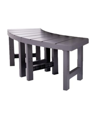 Intex 28514E 2 Medium PureSpa Accessories Benches, Compatible w/ 4 Person Spas