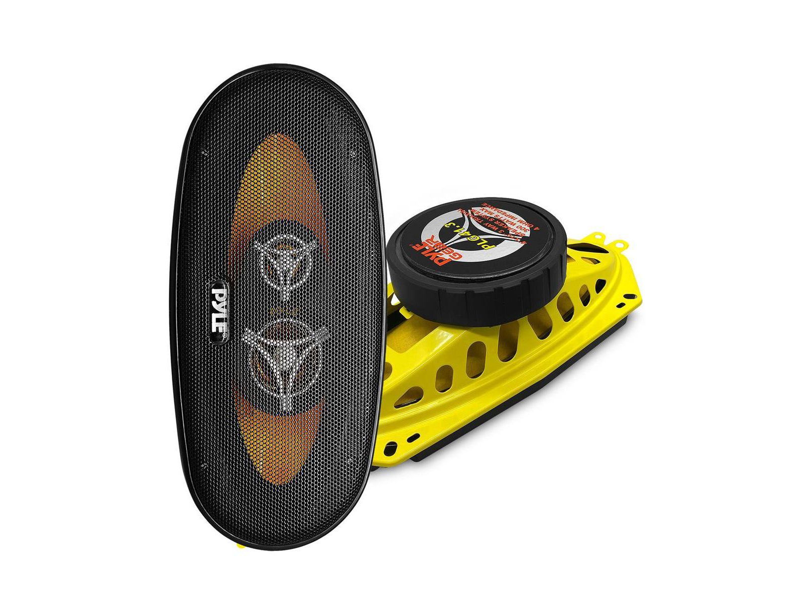 Pyle Автомобильные колонки Three-Way 4'' x 10'', 300 Watt