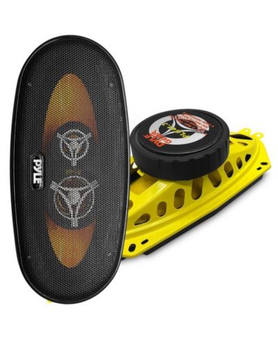 Pyle Автомобильные колонки Three-Way 4'' x 10'', 300 Watt