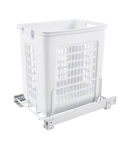 Rev-A-Shelf Корзина для белья Pullout Large Polymer, белая, HPRV-1520 S
