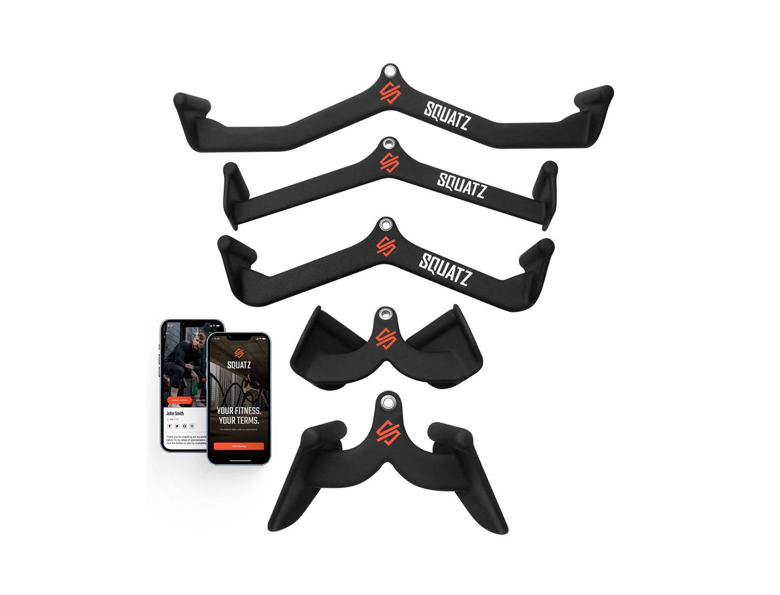 Набор креплений SQUATZ 5-Piece LAT Pulldown Cable Attachment
