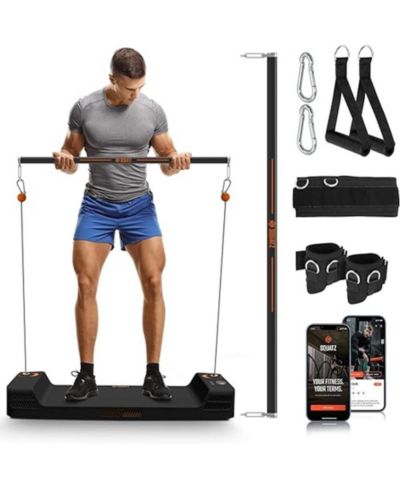 SQUATZ Travel Apollo Fitness Board, Push-Up Body Workout System Equipment