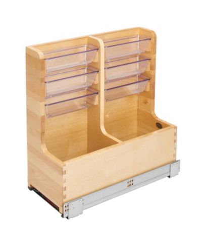 Органайзер для шкафа Rev-A-Shelf Wood Vanity Base Cabinet с доводчиком, 441-15VSBSC-1