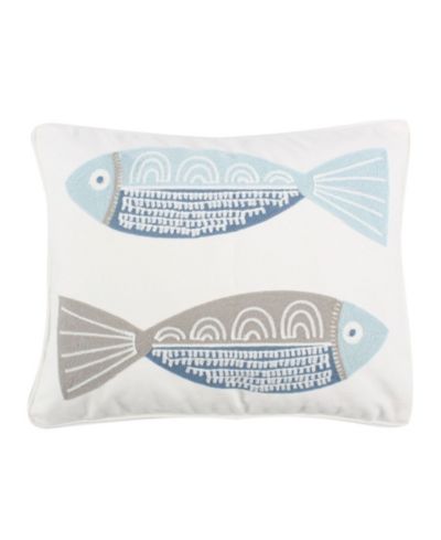 Levtex Ipanema декоративная подушка с вышивкой, 14" x 18"
