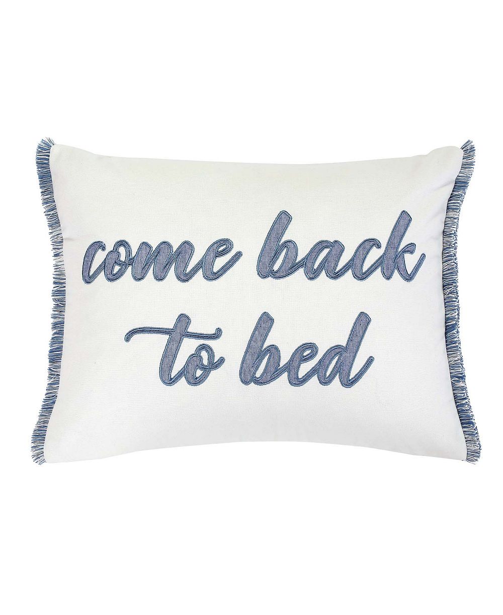 Levtex Abelia Fringe Decorative Pillow, 14" x 18"