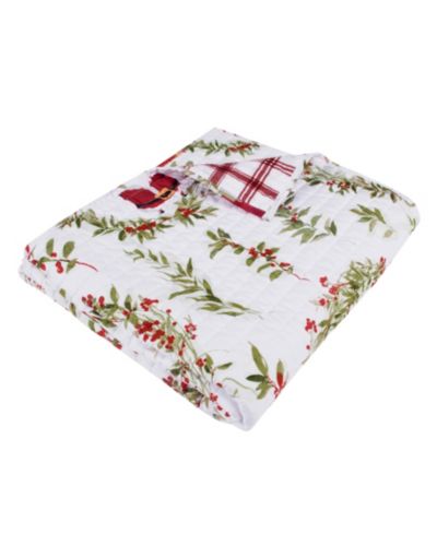 Декоративный плед Levtex Merry Bright Pine Plaid Reversible Quilted, 50" x 60"