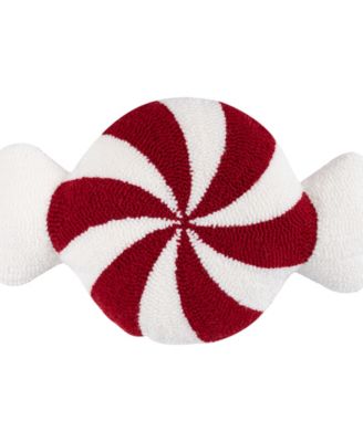 Levtex Nutcracker Candy Shaped Decorative Pillow, 12" x 20"