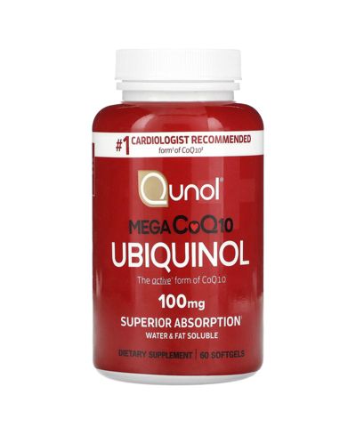 Qunol Mega CoQ10 Ubiquinol  -  60 Softgels