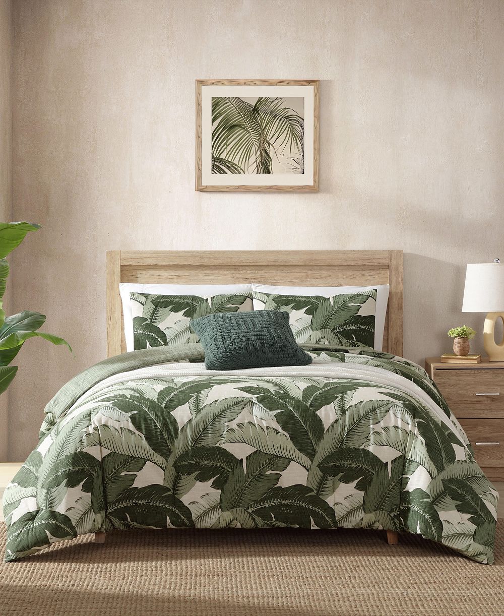 Tommy Bahama Home Vintage Palms двусторонний комплект из 3 предметов, King