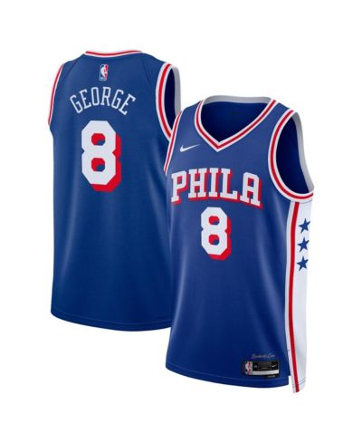 Nike Men's and Women's Paul George Royal Philadelphia 76ers 2024 Offseason Addition Nike Swingman Jersey