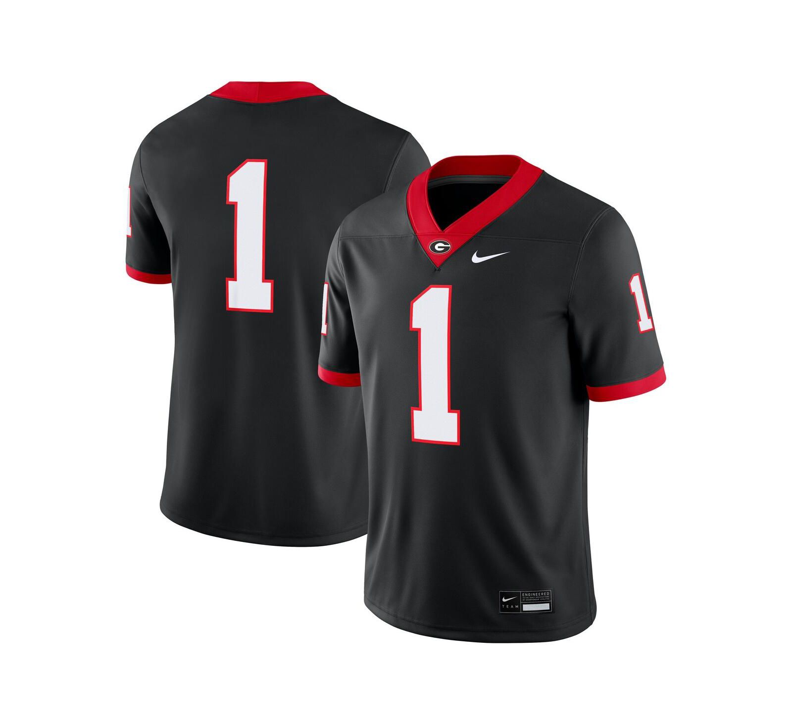 Nike Men's Black Georgia Bulldogs Alternate Game Jersey