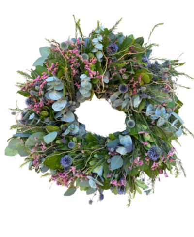 GreenishBlu венок из эвкалипта и ивовых ветвей, 22"