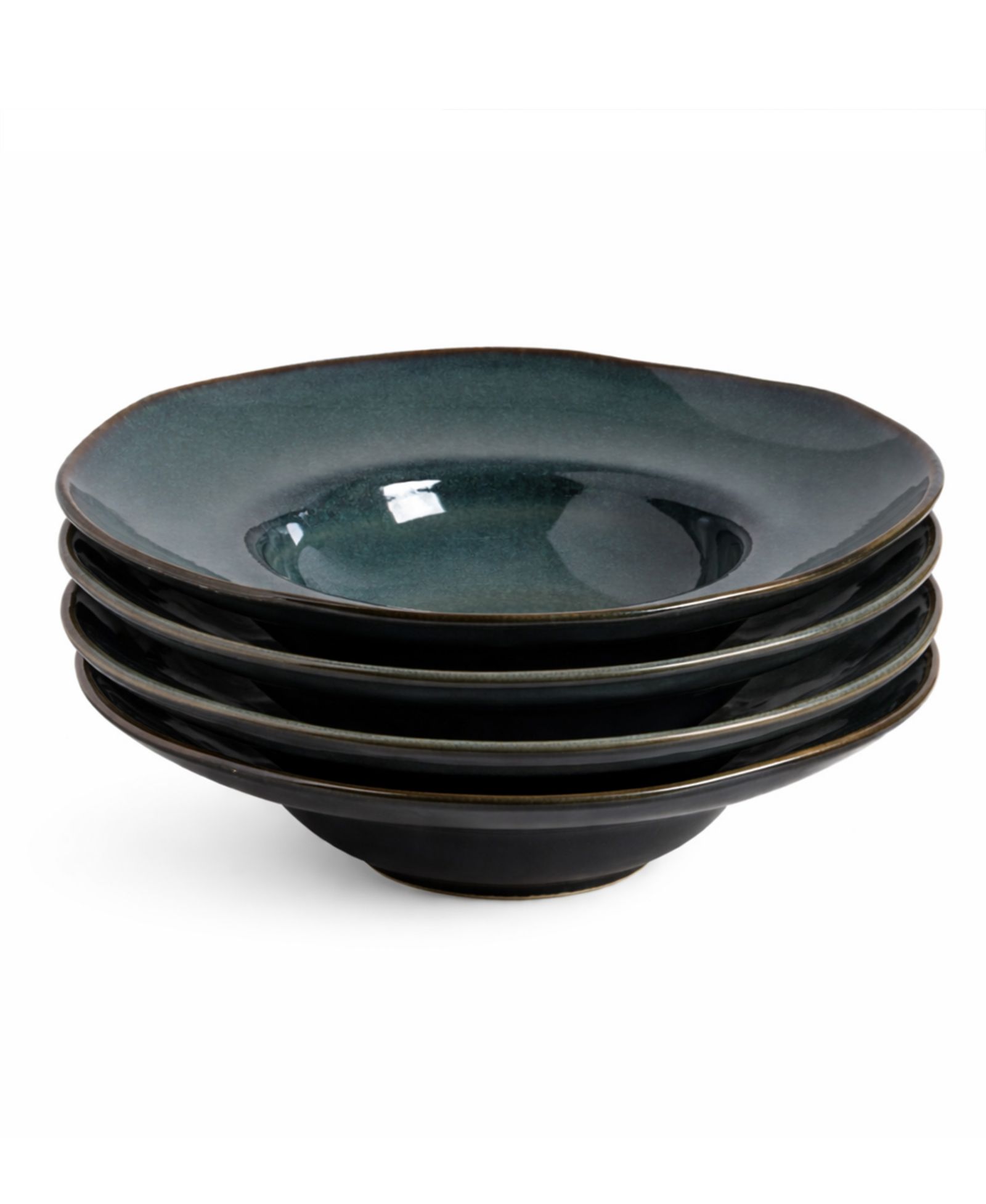Набор тарелок PORTO BRASIL 11.02" Stoneware Deep Rim, 4 шт.