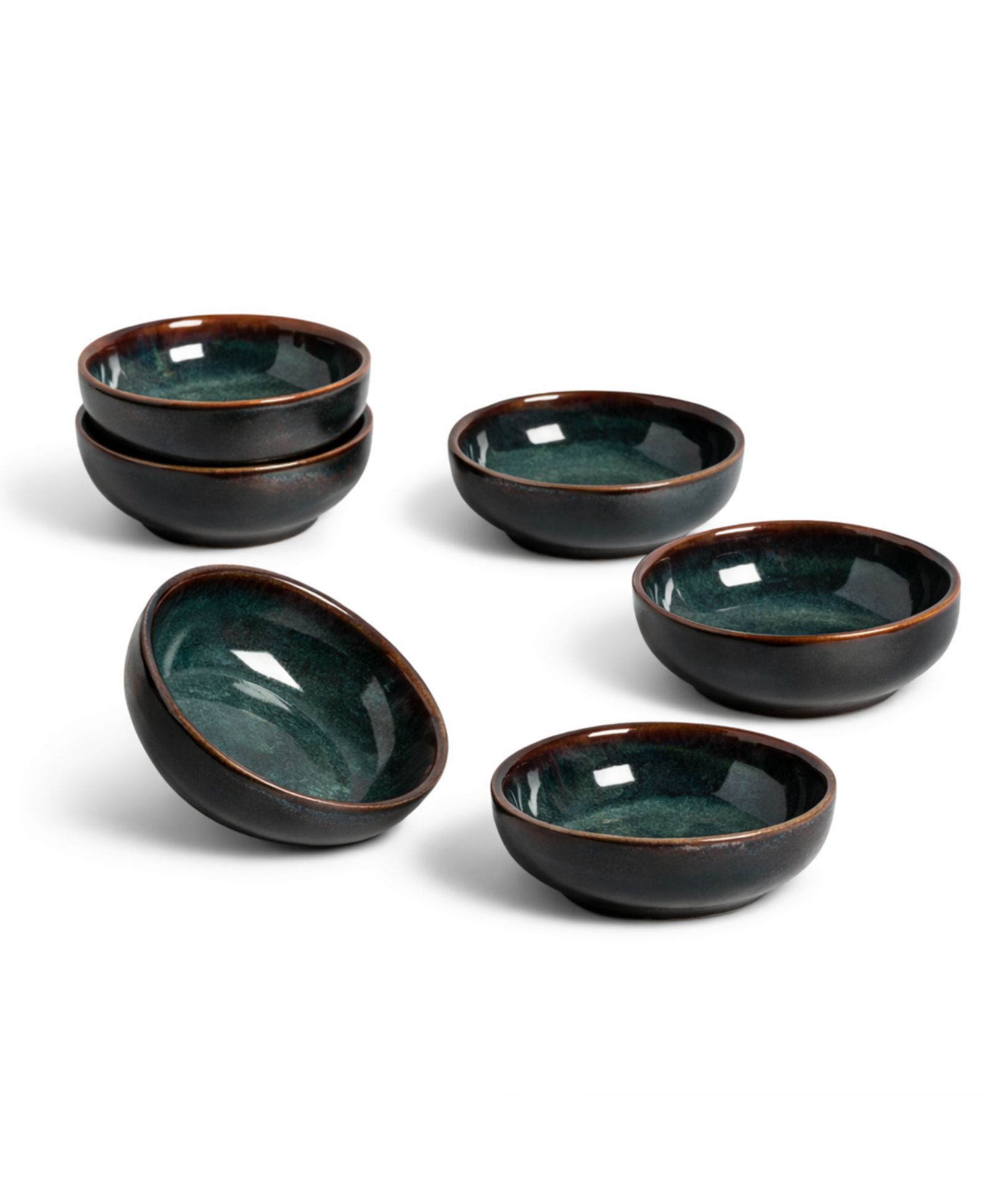 PORTO BRASIL Stoneware Ramekins, Set of 6