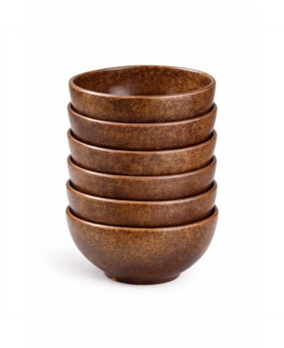 PORTO BRASIL Stoneware Soup Bowls, Set of 6