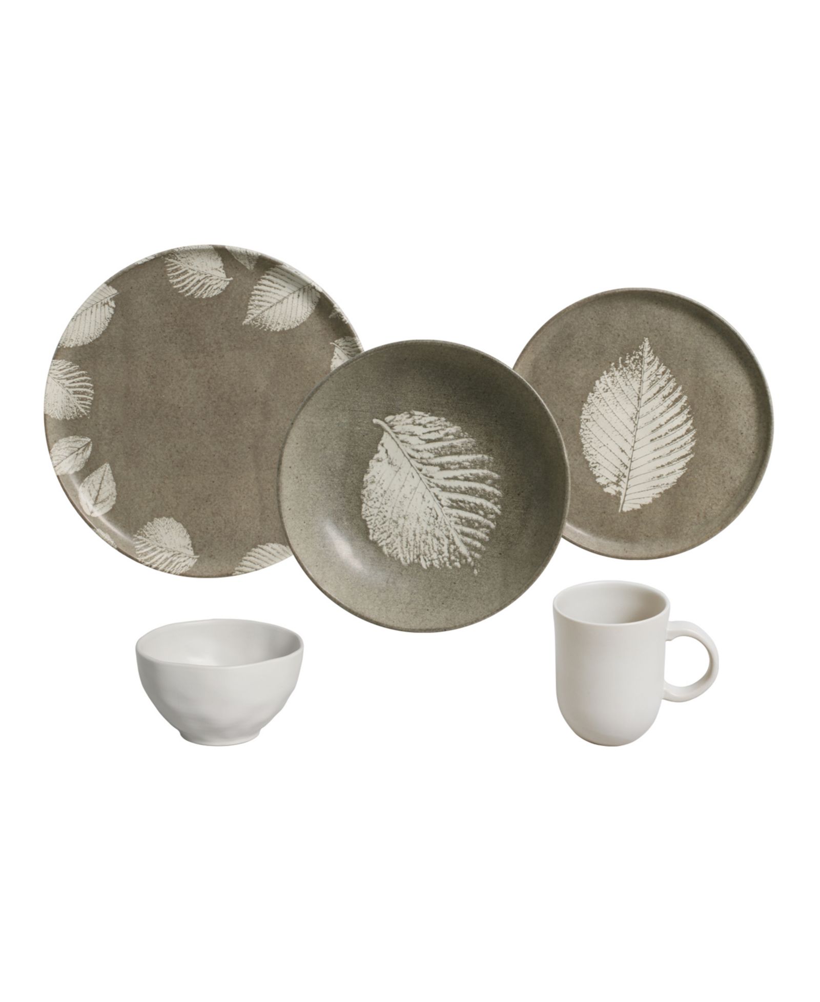 PORTO BRASIL Seiva 20 Pc. Dinnerware Set, Service for 4