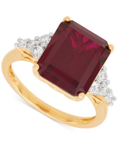 Кольцо Grown With Love из выращенных драгоценных камней и бриллиантов в 14K Gold