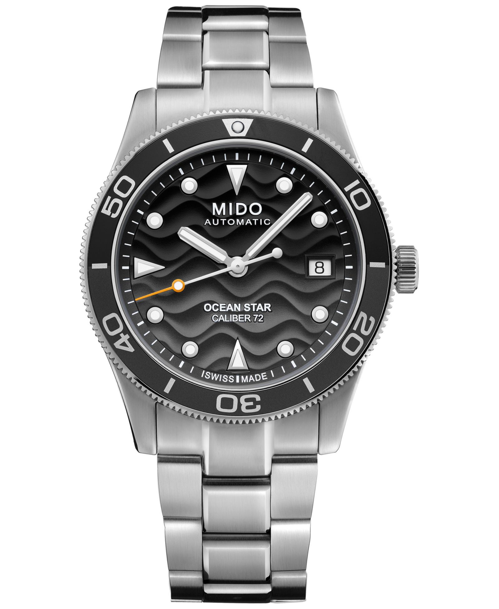 Мужские часы Mido Swiss Automatic Ocean Star Captain Stainless Steel 39mm