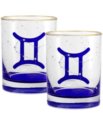 Стаканы для виски Culver Gemini Zodiac, набор из 2 шт