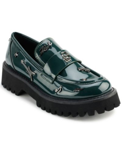 KARL LAGERFELD PARIS Женские лоферы Gaston Rocker Almond Toe Lug