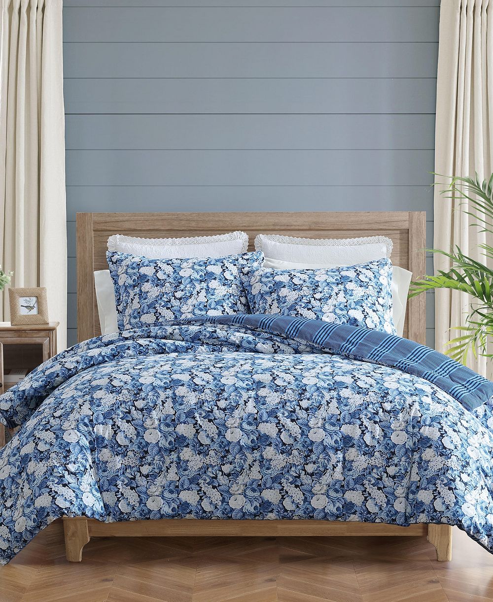Laura Ashley Sweet Memories Reversible 3-Pc. Comforter Set, Full/Queen