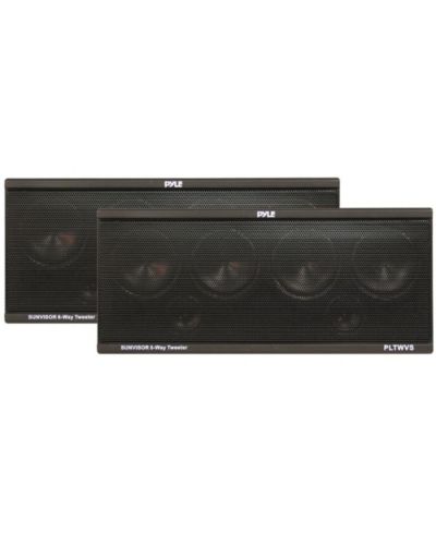 Pyle Sunvisor Mount Tweeter System, 200 Watt, 6-Way Audio