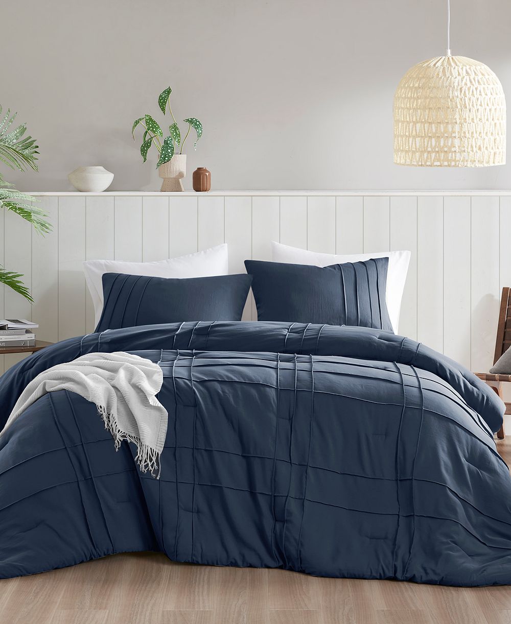 510 Design Porter Pleated 3-Pc. Comforter Set, California King