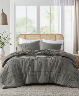 510 Design Porter Pleated 3-Pc. Comforter Set, Full