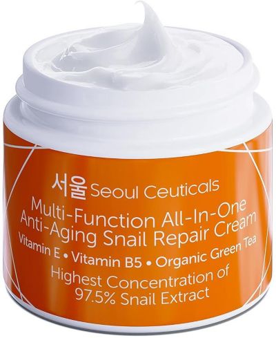Seoul Ceuticals Korean Skin Care, восстанавливающий крем с муцином улитки