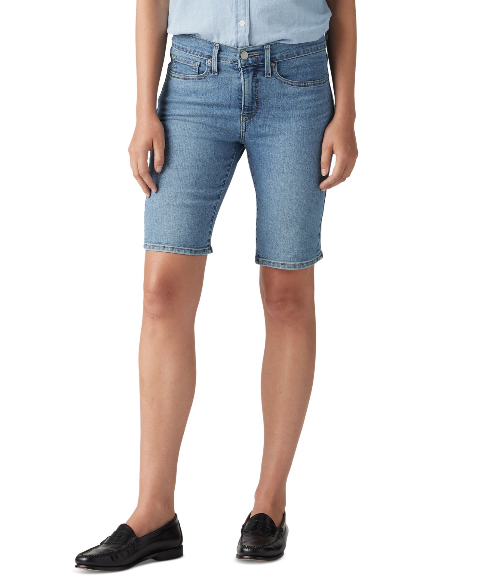 Женские шорты-бермуды Levi's® Mid-Rise Shaping