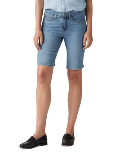 Женские шорты-бермуды Levi's® Mid-Rise Shaping