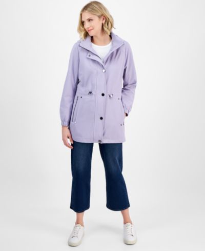 Женский всепогодный анорак London Fog Water-Resistant Hooded