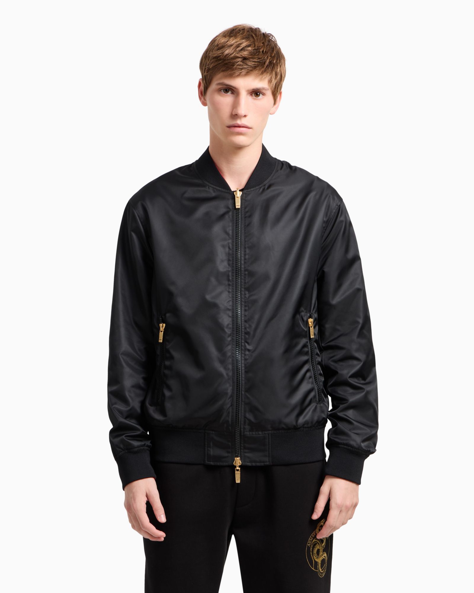 A|X Armani Exchange Men's Lunar New Year Bomber Jacket