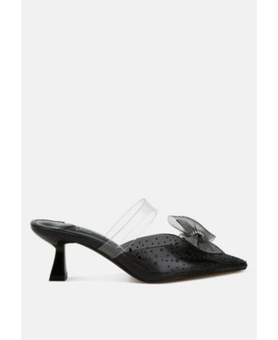 London Rag Freja туфли на каблуке kitten heels с декором в виде банта