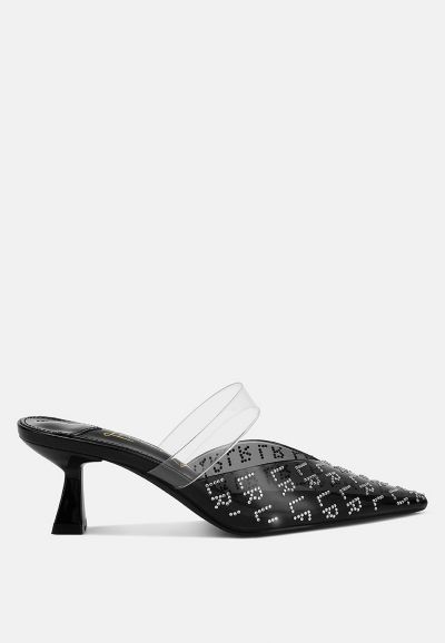London Rag Women's Holin Pointed Toe Kitten Heels