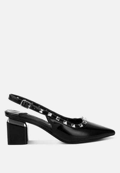 London Rag Women's Hiral Stud Embellished Slingback Sandals