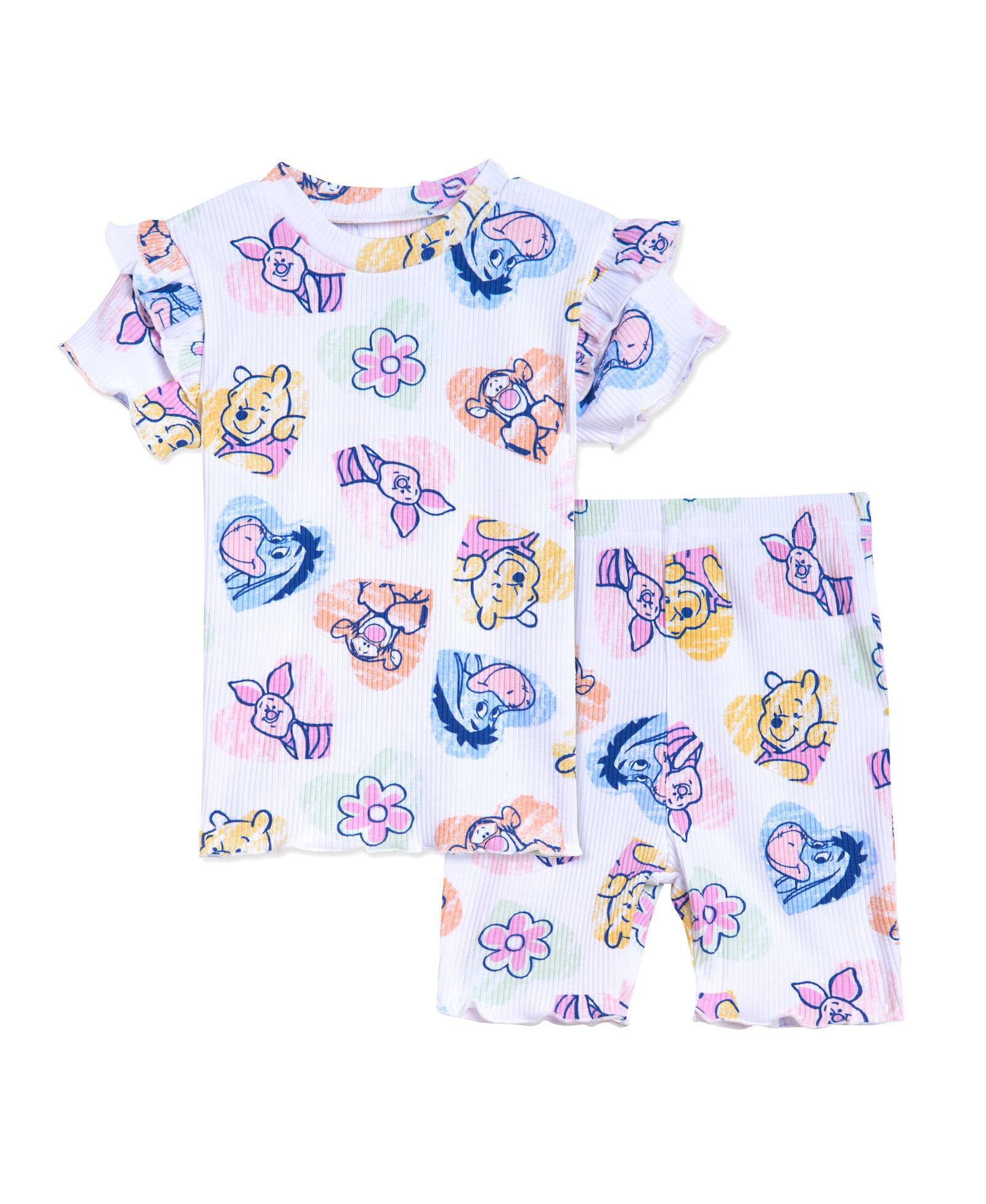 Winnie the Pooh Детский комплект: футболка Peplum и велосипедки Minnie Mouse, Lilo & Stitch