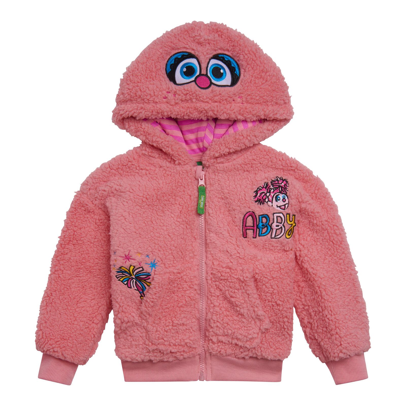 Детское худи Sesame Street с молнией для девочек