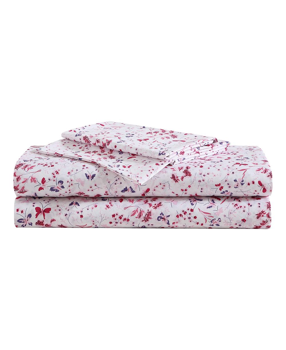 Комплект постельного белья Betsey Johnson Printed Microfiber 3 Piece Set, Twin