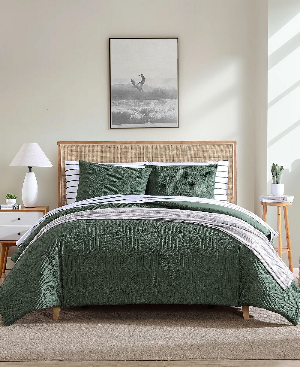 Nautica Point Harbor Embossed 3- Pc. Comforter Set, Full/Queen