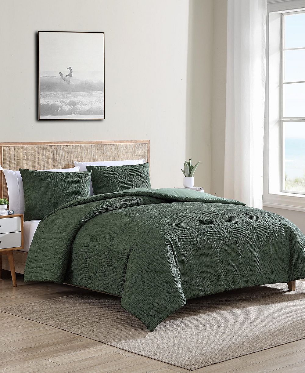 Nautica Point Harbor Embossed 3- Pc. Comforter Set, King