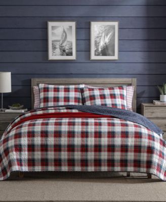 Nautica Rosedale Reversible 2 Piece Quilt Set, Twin