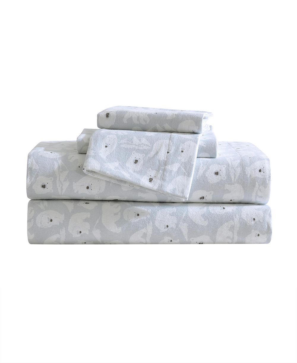Комплект из 3 предметов Eddie Bauer Holiday Cotton Flannel Sheet Set Twin